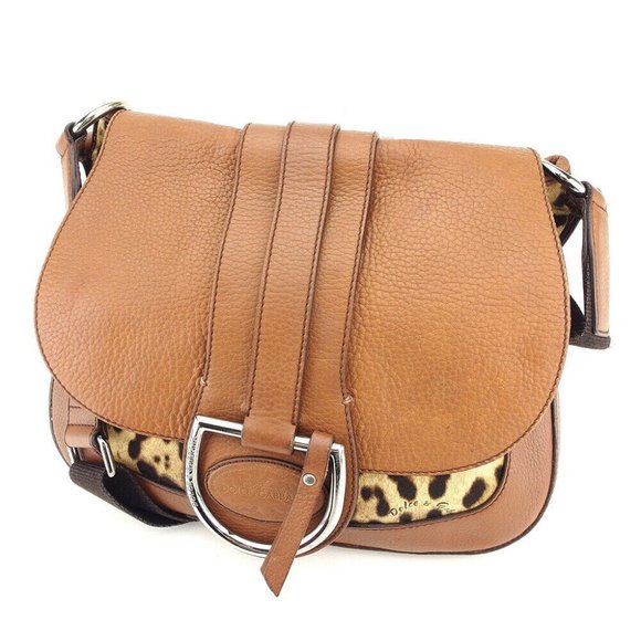 Authentic DOLCE & GABBANA shoulder bag diagonally shoulder bag USED - Picture 1 of 9